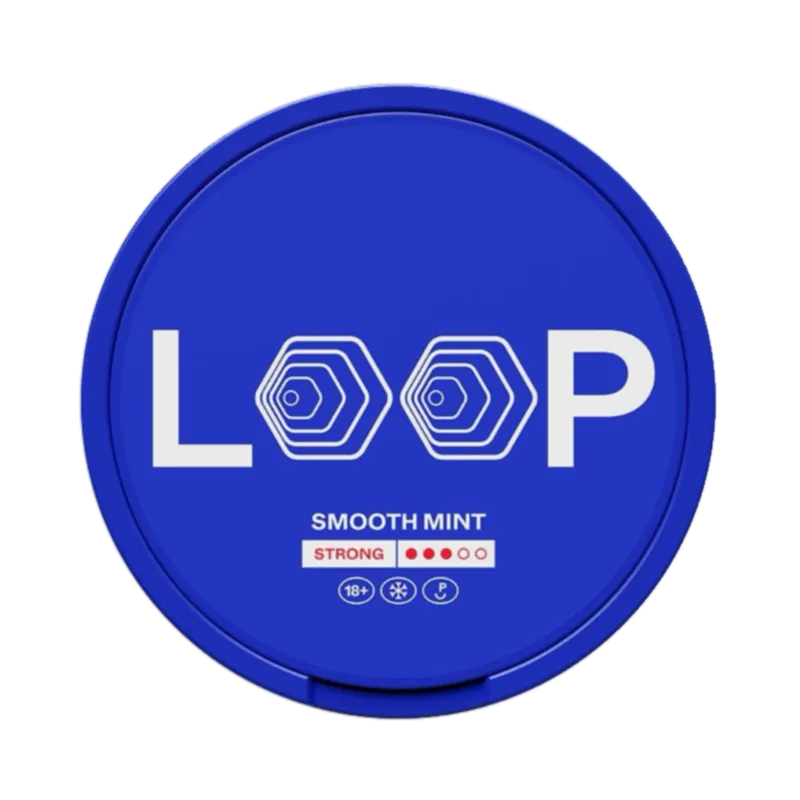 Snus LOOP Smooth Mint Strong  Strong Smooth Mint Pouches