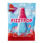 Front view of Fizzy Pop candy – sour soda bottle gummies with fizzy sweet and tangy flavor.
