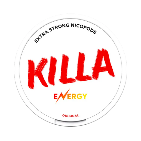 ถุงนิโคติน KILLA Energy | 12.8 มก. รสชาติ  of red bull, energy drink taste | Nicohub ไทย