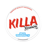 KILLA Exclusive Blue Raspberry – sweet blue raspberry taste with 16 mg nicotine strength.