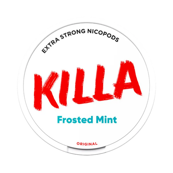 ถุงนิโคติน KILLA Frosted Mint | extra strong รส icy mint | Nicohub ไทย