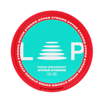 Front view of LOOP Fresh Spearmint Hyper Strong nicotine pouch – hyper strong strength with fresh spearmint flavour.