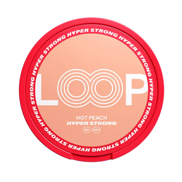 ถุงนิโคติน LOOP Hot Peach Hyper Strong | sweet hot peach | Nicohub ไทย