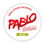 PABLO Exclusive Kiwi – Powerful 50 mg nicotine pouches with a refreshing kiwi fruit flavor.