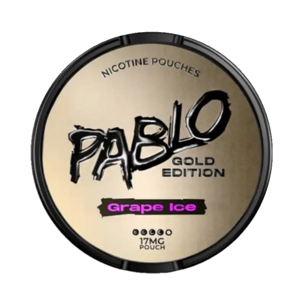 ถุงนิโคติน Pablo Gold Edition Grape Ice | รส icy grape | Nicohub ไทย