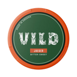 Vild Jaeger nicotine pouch in forest green can with bold bitter-sweet flavor