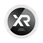 Front view of XR General Slim White Snus – balanced Swedish snus with smooth tobacco character