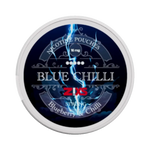 Front view of ZIXS Blue Chilli nicotine pouch – 12mg strong blend with blueberry and chili flavor